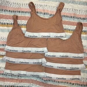 7 Calvin Klein Women’s Modern Cotton Unlined Wireless Bralettes